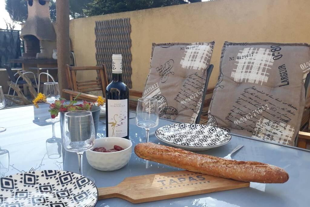 Villa 3 Etoiles Pres Des Plages, Parking, Wifi, Clim Sauvian 外观 照片