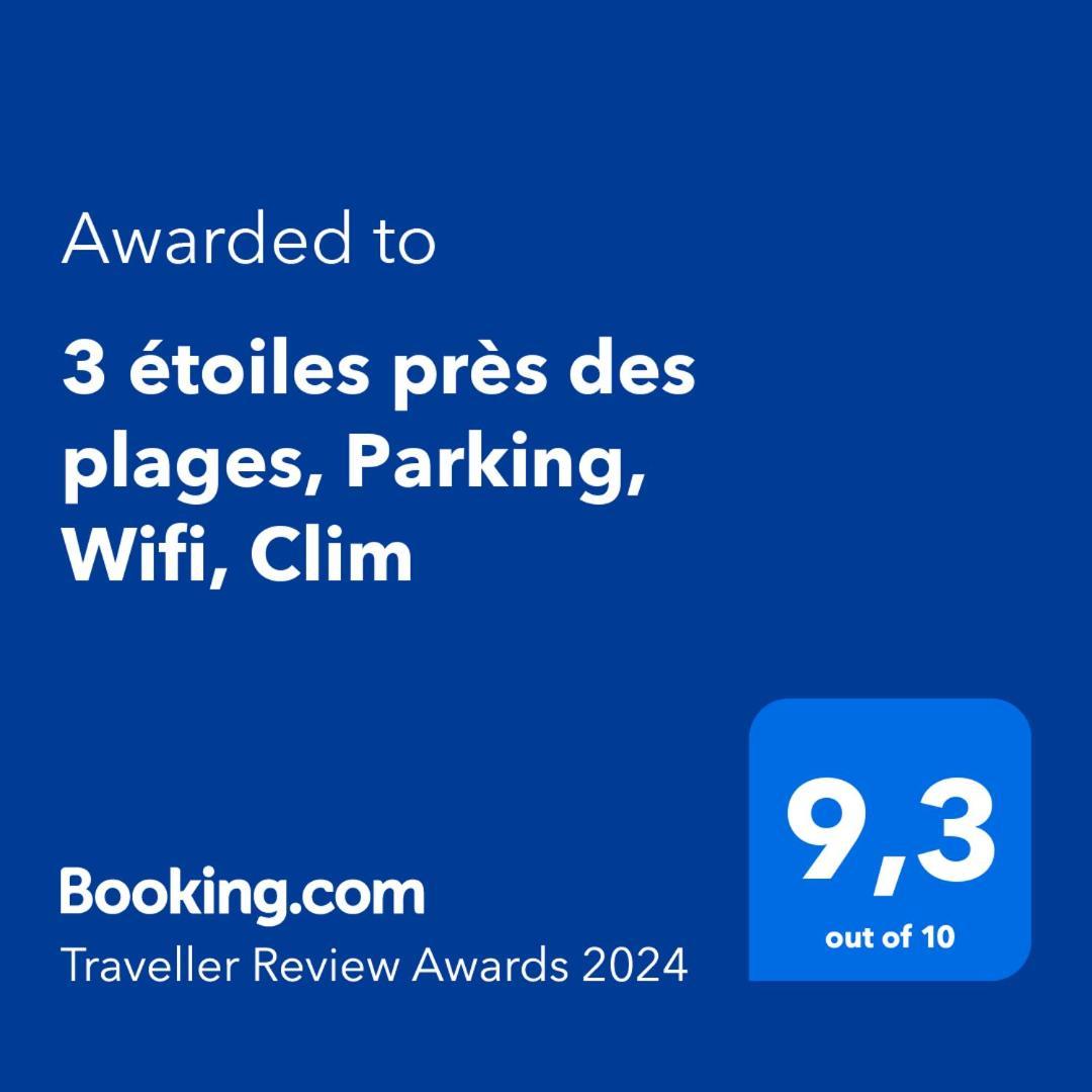 Villa 3 Etoiles Pres Des Plages, Parking, Wifi, Clim Sauvian 外观 照片